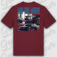 T-Shirt Tuning Cars, Personalisiert Rot Rückseite, VW, B