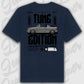 T-Shirt Tuning Cars, Personalisiert Blau Rückseite, VW, B