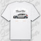 T-Shirt Personalisiert weiß, VW, BMW, Mercedes, Audi