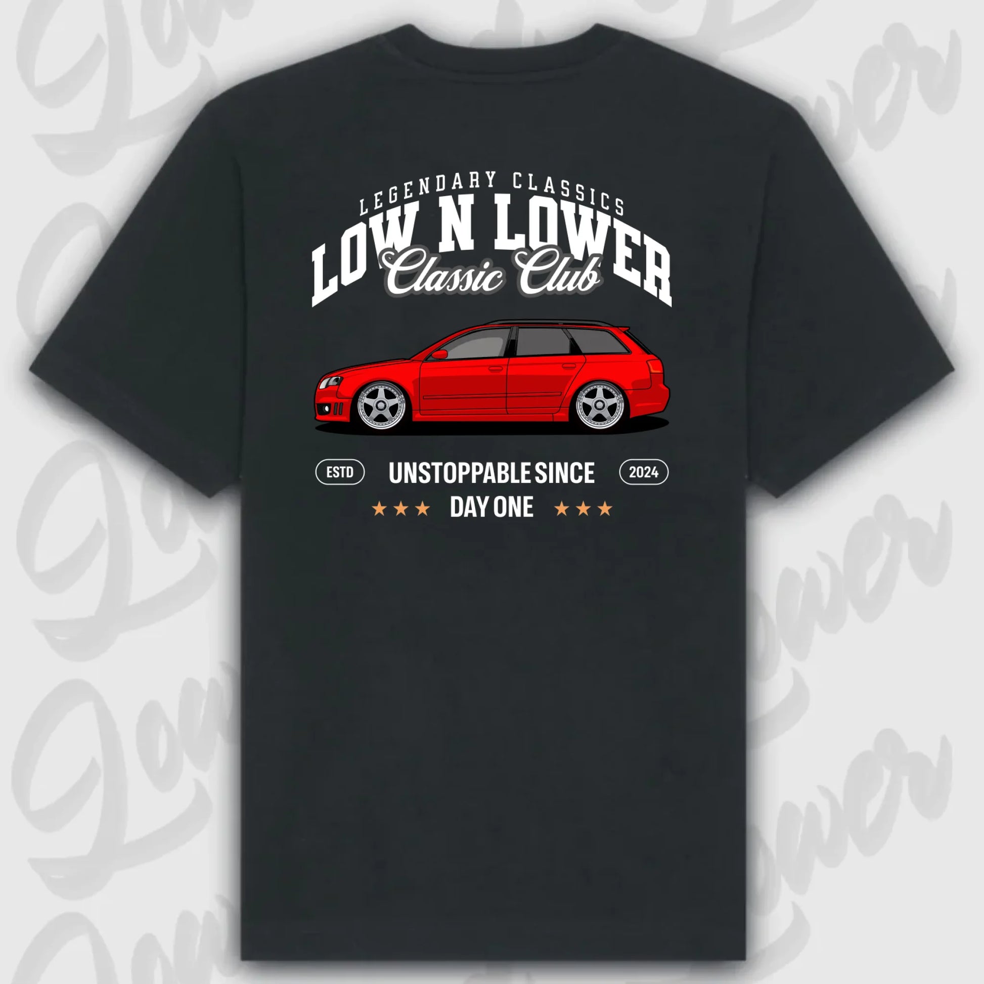 T-Shirt Personalisiert Schwarz, VW, BMW, Mercedes, Audi