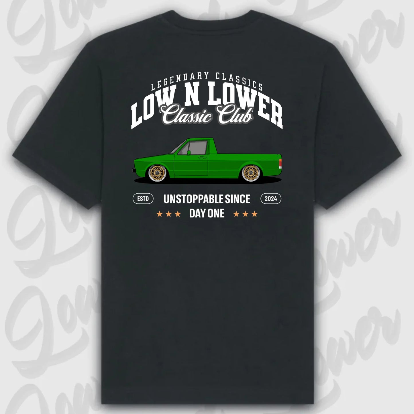 T-Shirt Personalisiert Schwarz, VW, BMW, Mercedes, Audi
