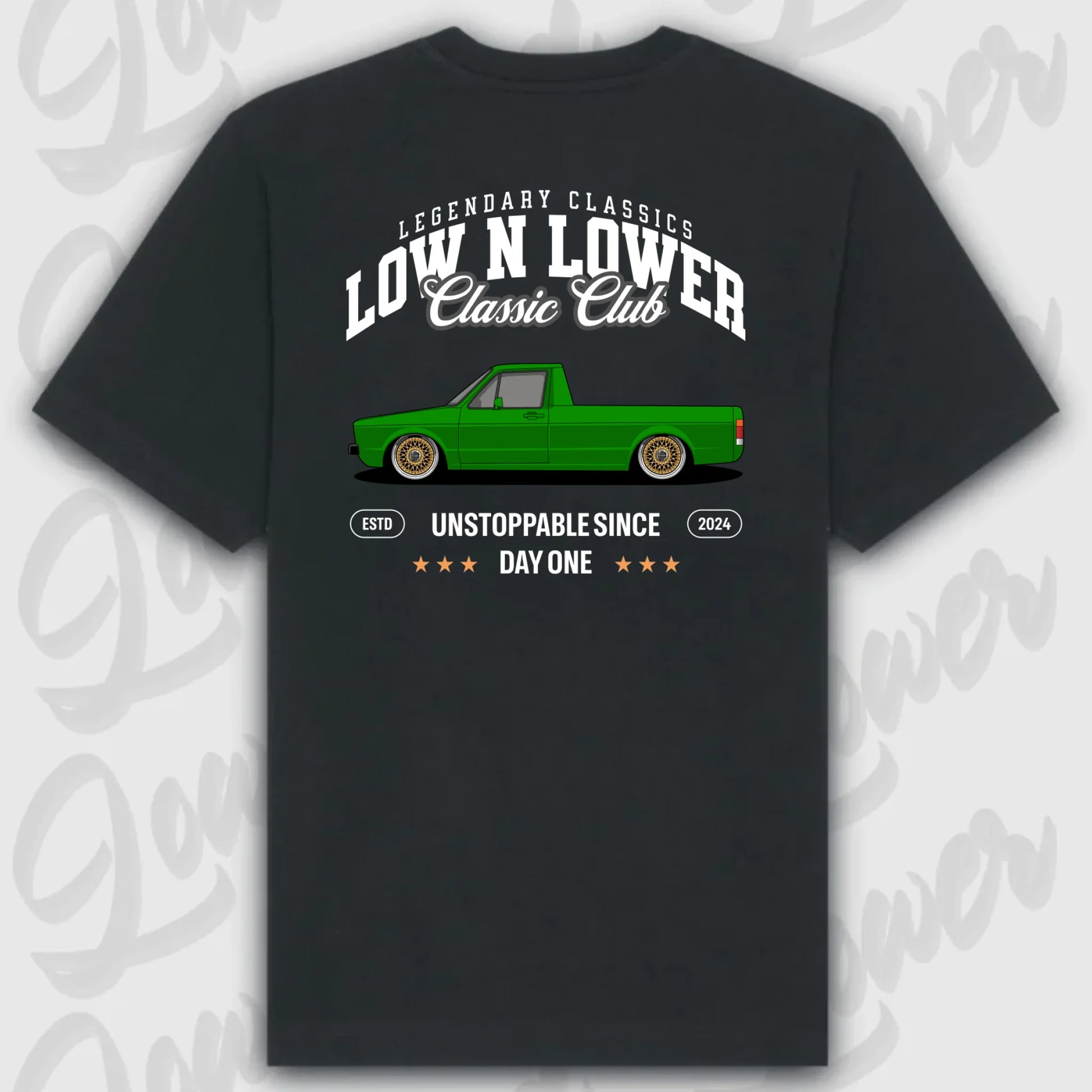 T-Shirt Personalisiert Schwarz, VW, BMW, Mercedes, Audi