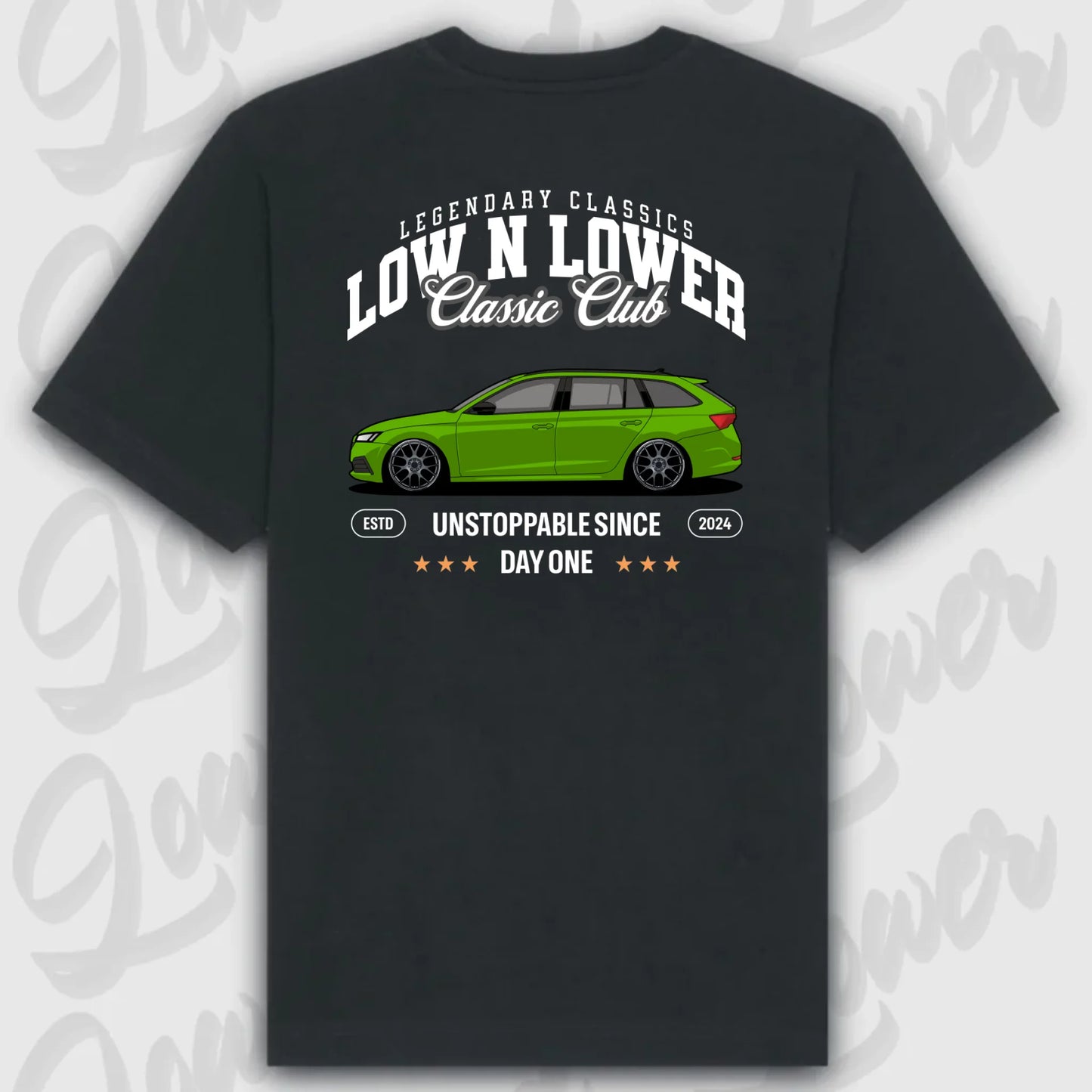 T-Shirt Personalisiert Schwarz, VW, BMW, Mercedes, Audi