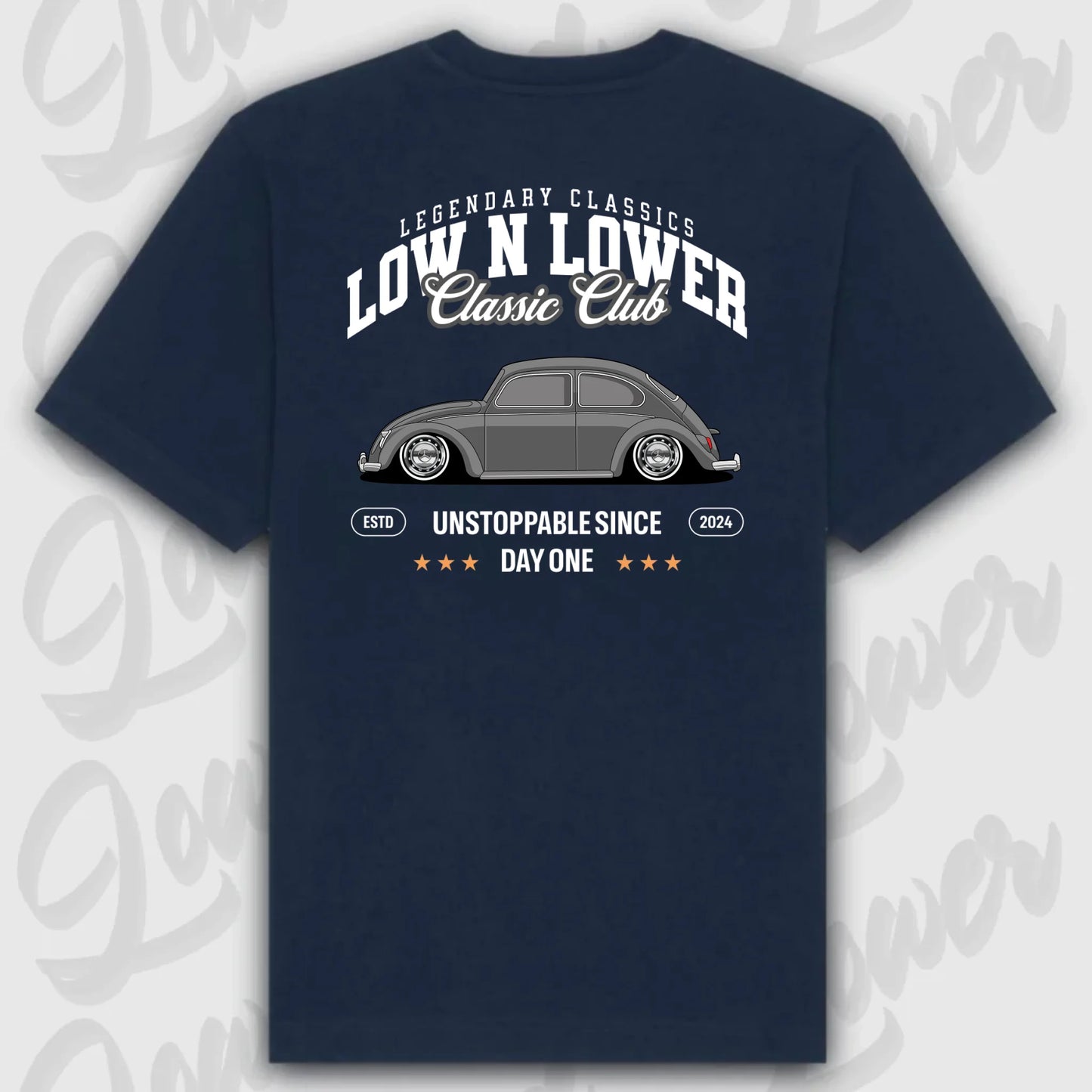 T-Shirt Personalisiert blau, VW, BMW, Mercedes, Audi