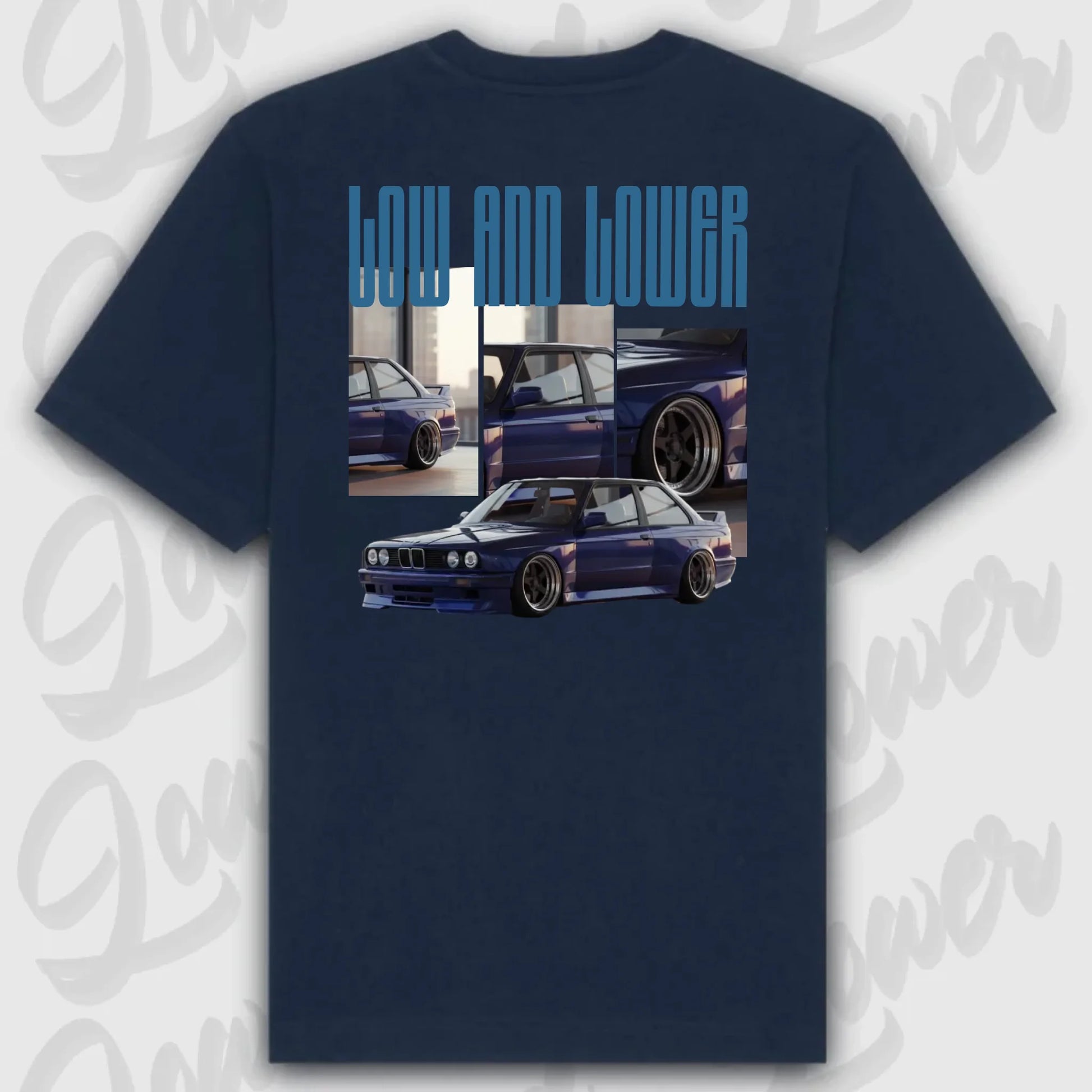 T-Shirt Personalisiert blau, VW, BMW, Mercedes, Audi