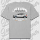 T-Shirt Personalisiert grau, VW, BMW, Mercedes, Audi