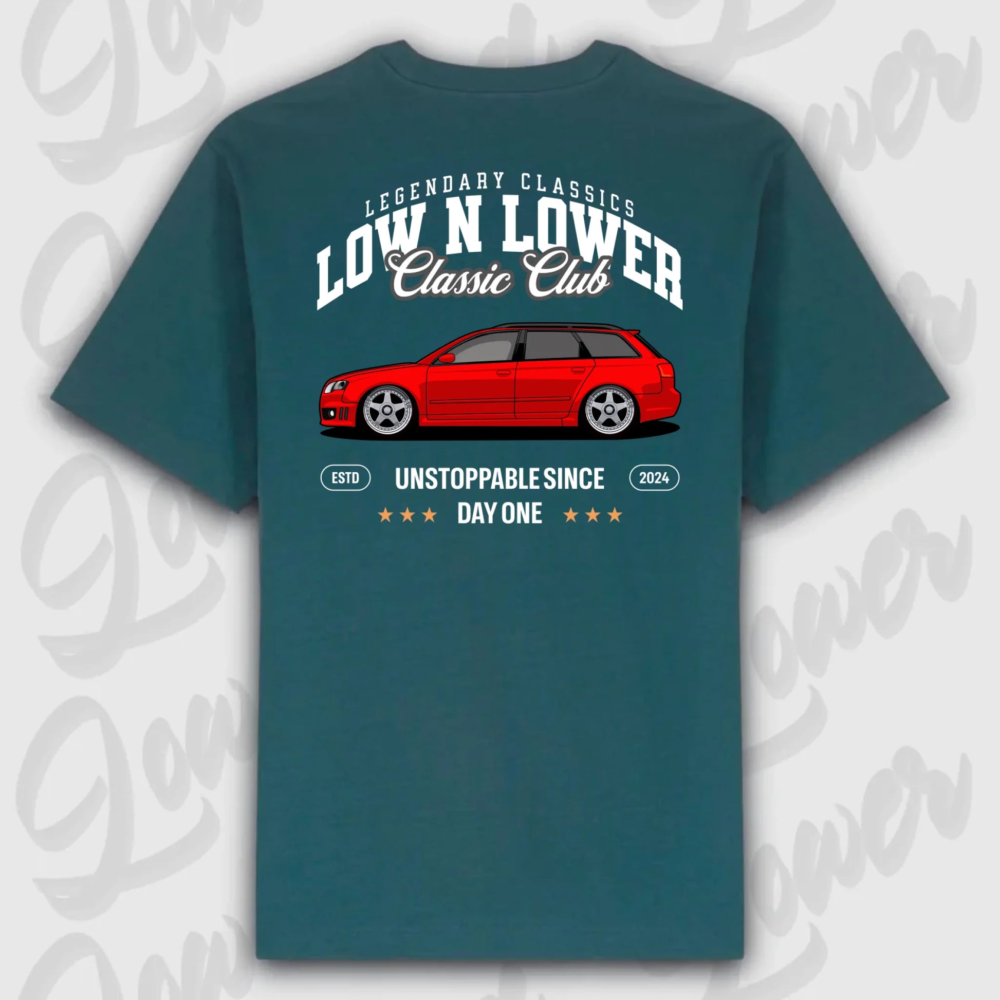 T-Shirt Personalisiert grün, VW, BMW, Mercedes, Audi