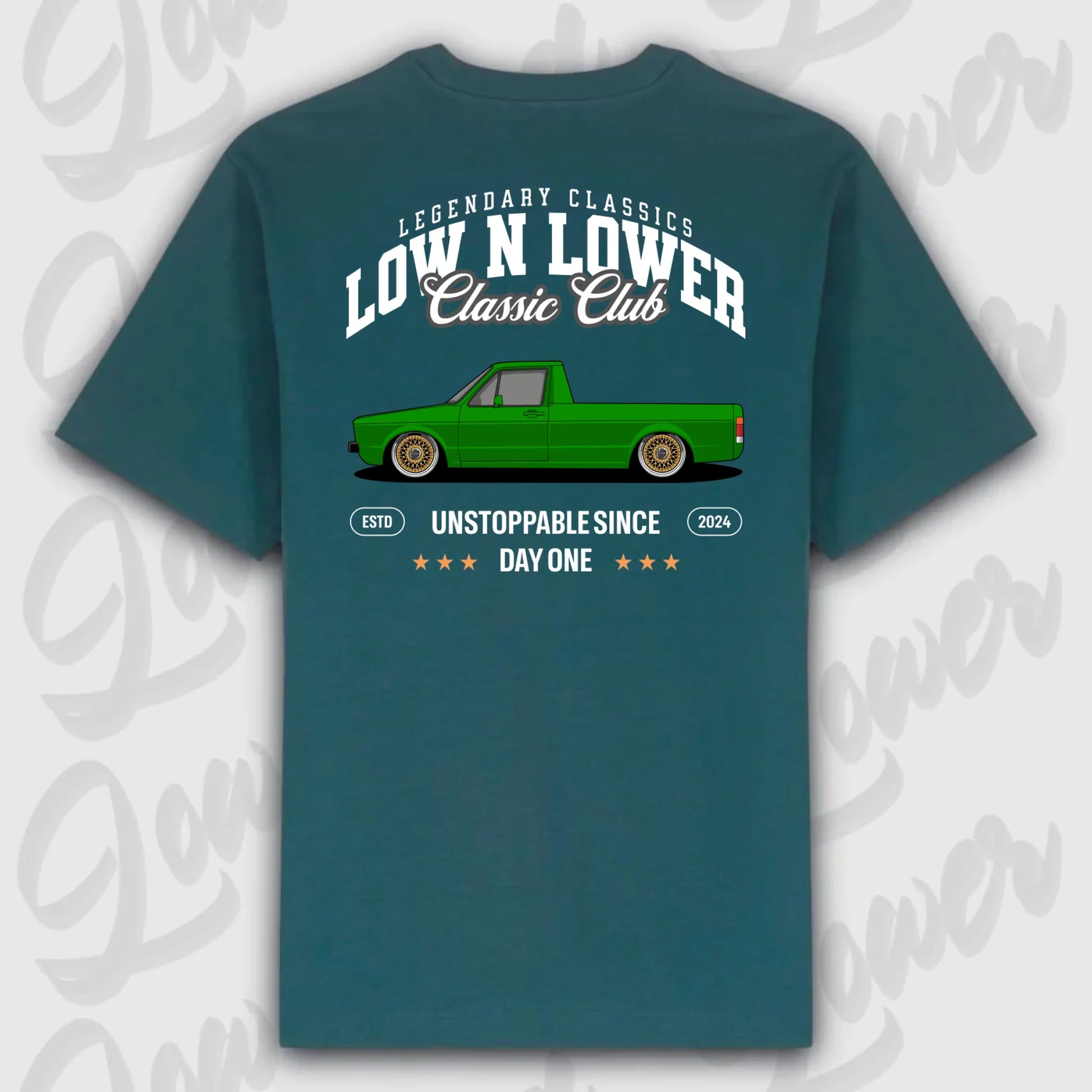 T-Shirt Personalisiert grün, VW, BMW, Mercedes, Audi