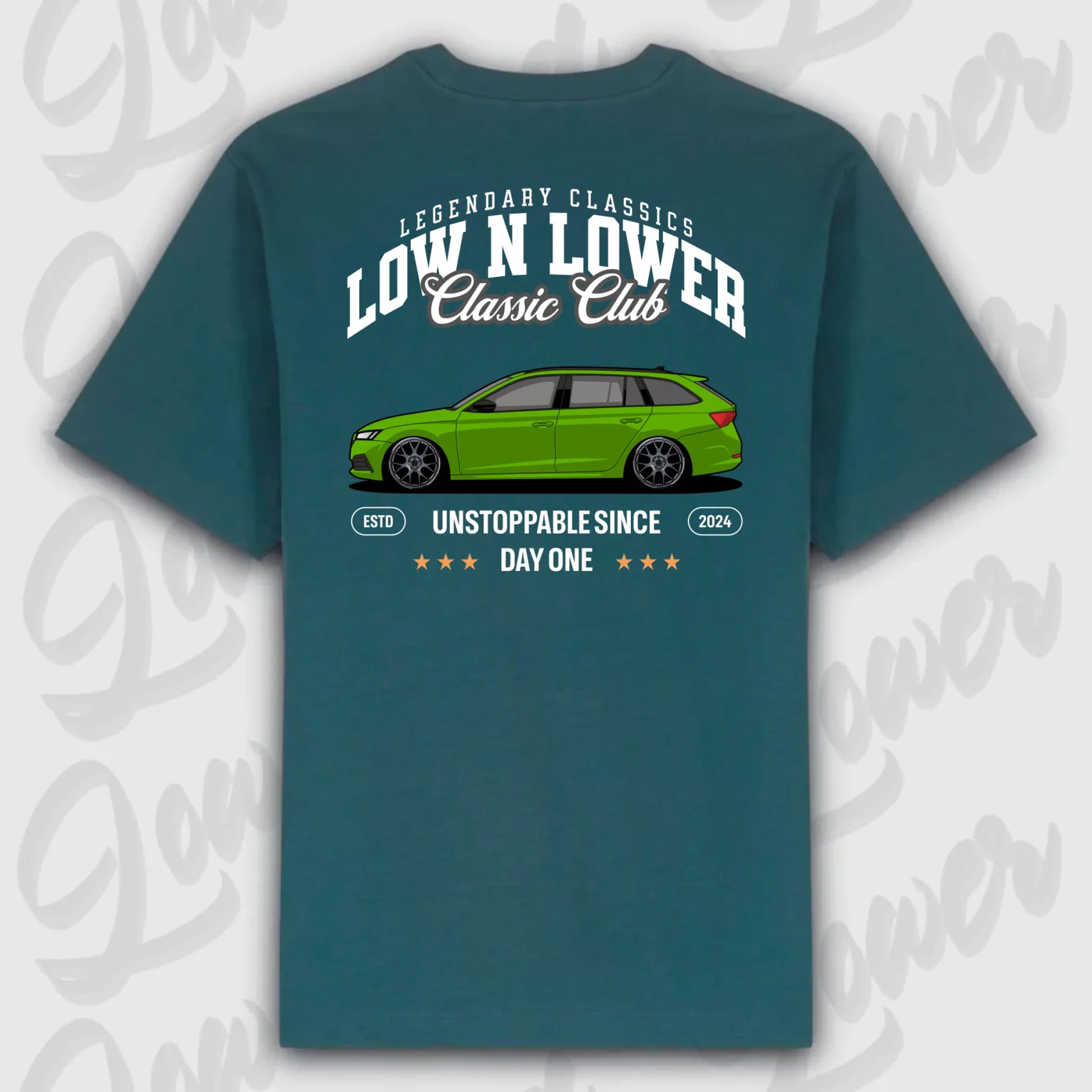 T-Shirt Personalisiert grün, VW, BMW, Mercedes, Audi