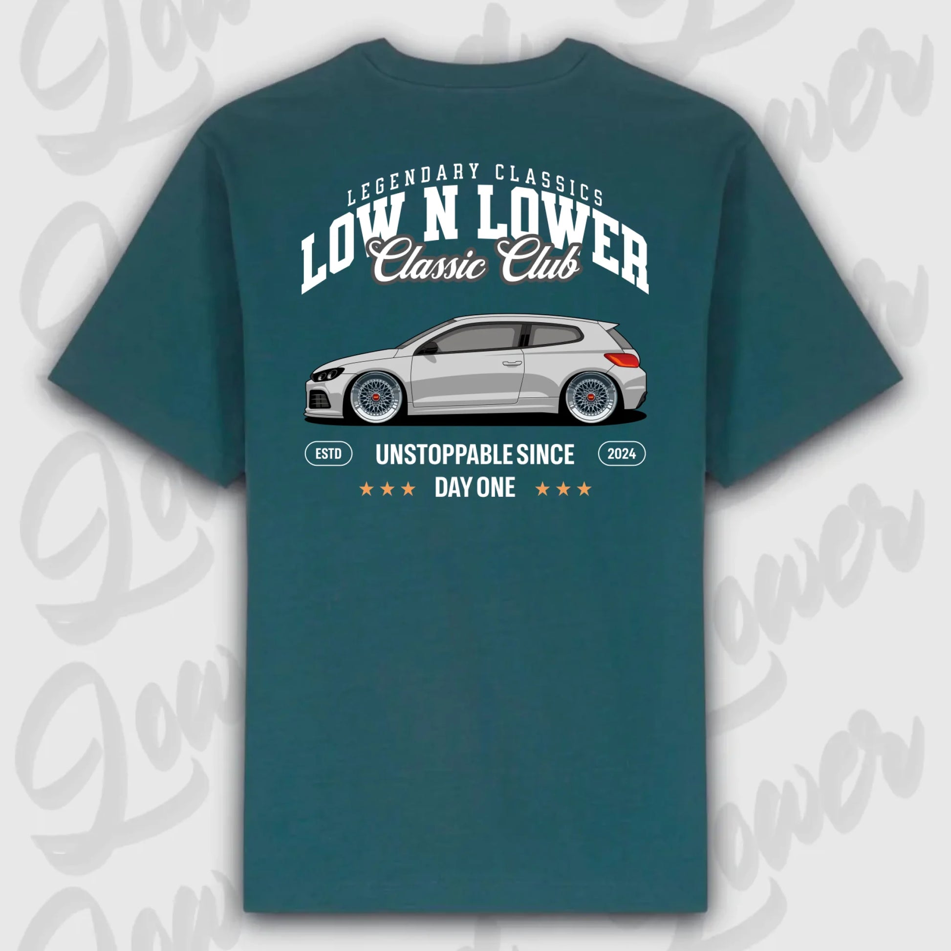 T-Shirt Personalisiert grün, VW, BMW, Mercedes, Audi