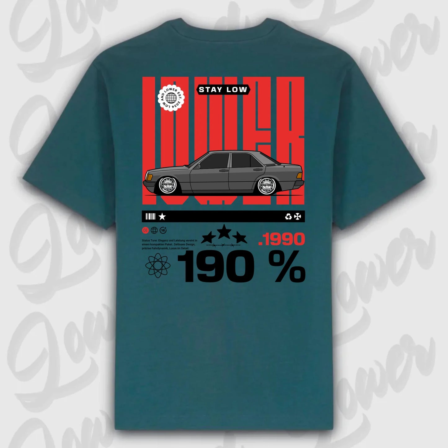 T-Shirt Personalisiert grün, VW, BMW, Mercedes, Audi