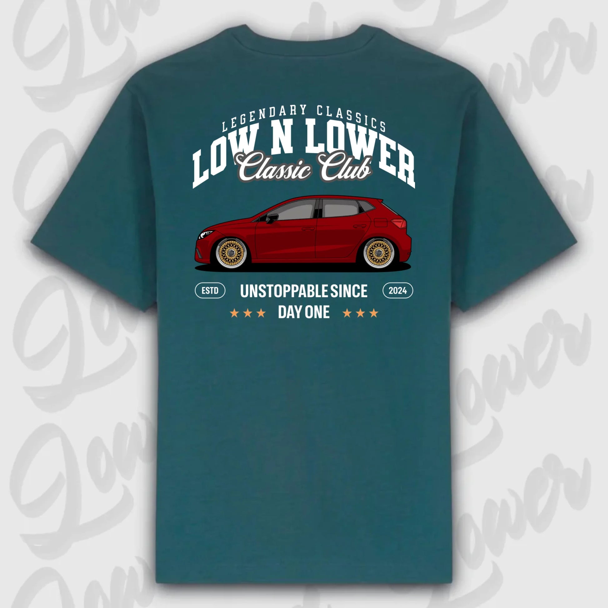 T-Shirt Personalisiert grün, VW, BMW, Mercedes, Audi