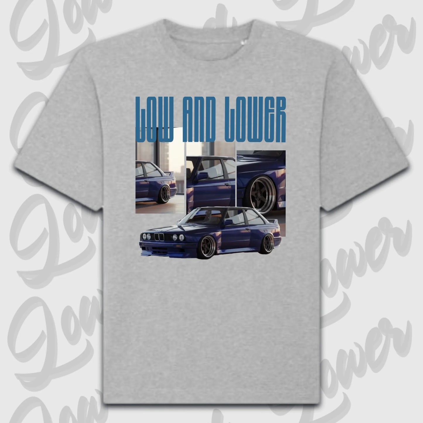 T-Shirt Personalisiert grau, VW, BMW, Mercedes, Audi