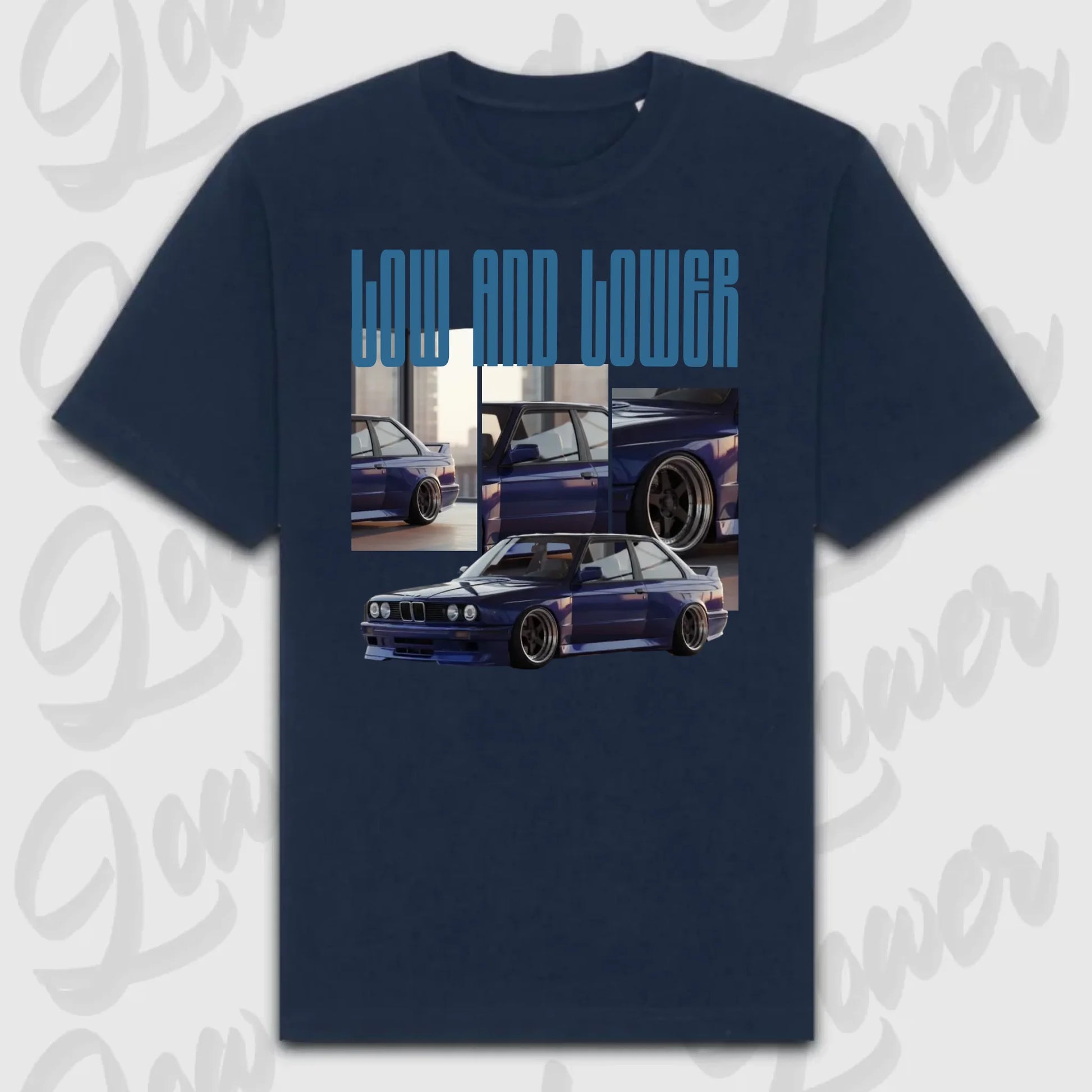 T-Shirt Personalisiert blau, VW, BMW, Mercedes, Audi