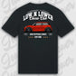 T-Shirt Tuning Cars, Personalisiert Schwarz Rückseite, VW, BMW, Audi, Mercedes, Autos