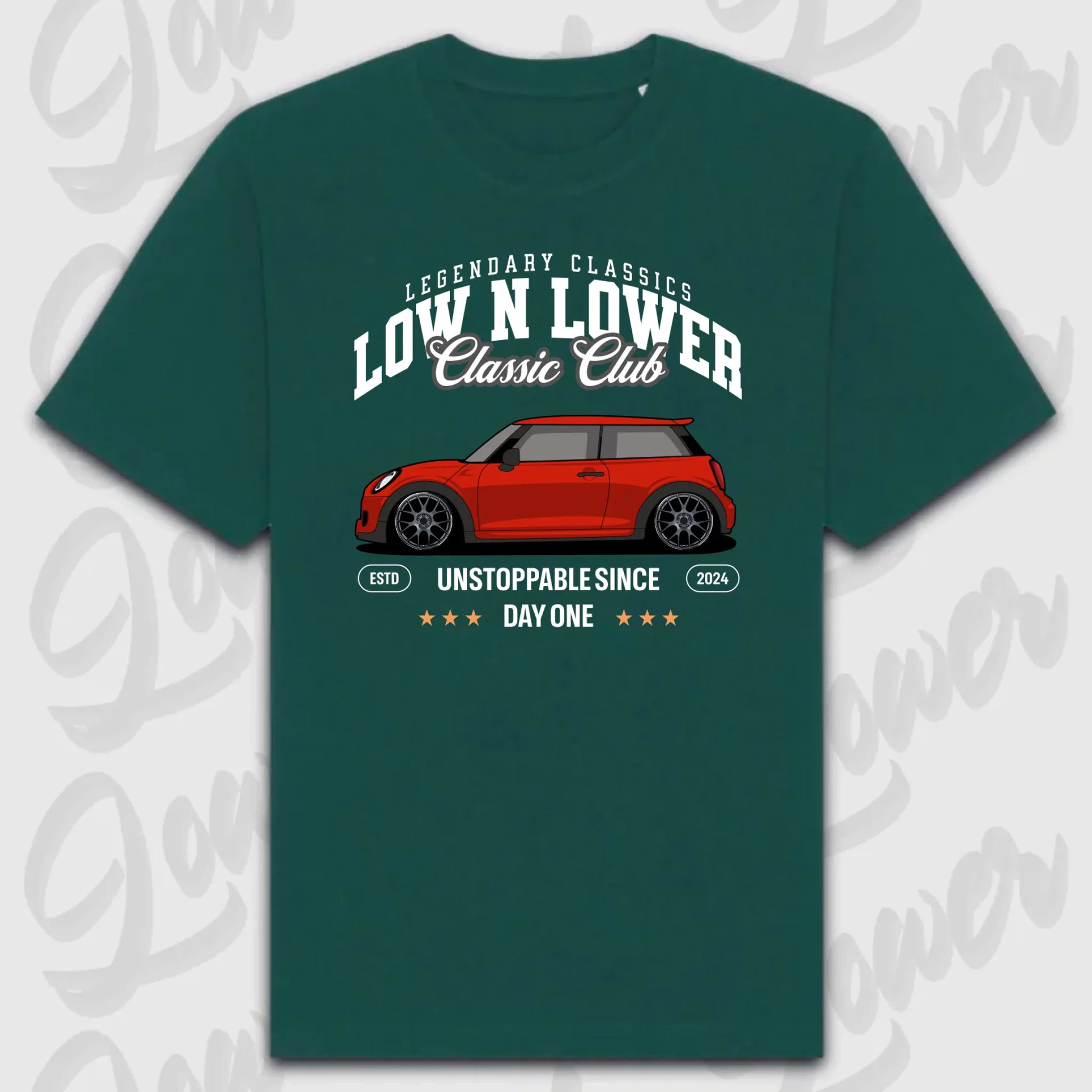 T-Shirt Personalisiert grün, VW, BMW, Mercedes, Audi