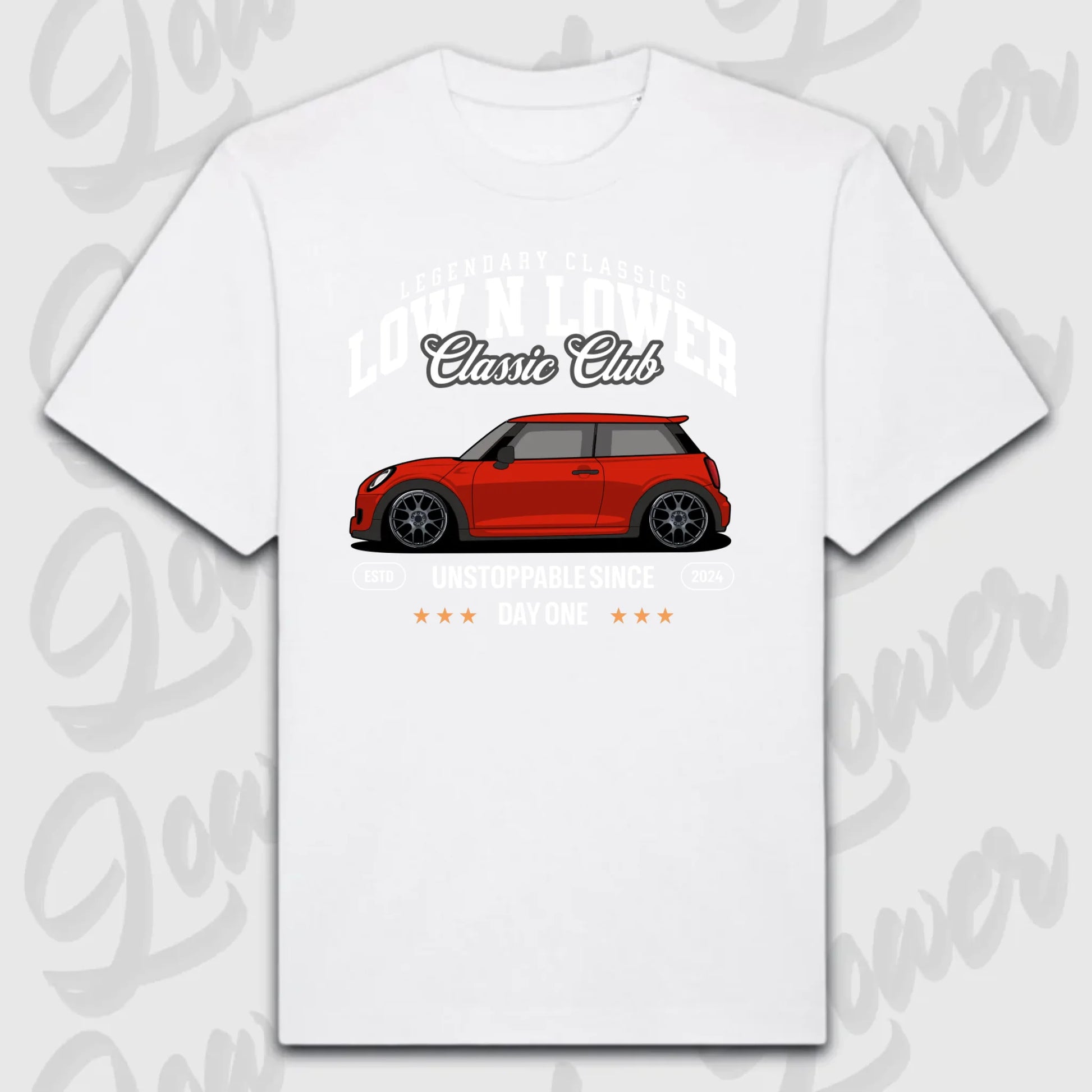 T-Shirt Personalisiert weiß, VW, BMW, Mercedes, Audi