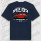 T-Shirt Personalisiert blau, VW, BMW, Mercedes, Audi