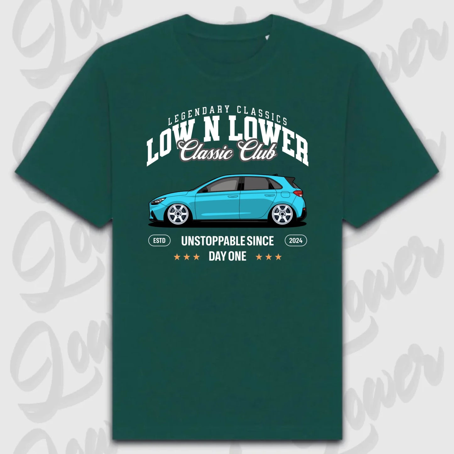 T-Shirt Personalisiert grün, VW, BMW, Mercedes, Audi