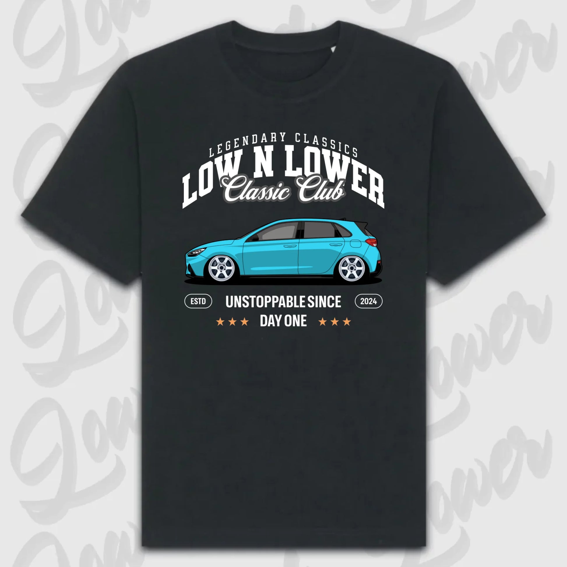 T-Shirt Personalisiert Schwarz, VW, BMW, Mercedes, Audi