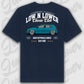 T-Shirt Tuning Cars, Personalisiert Blau Rückseite, VW, B