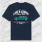 T-Shirt Personalisiert blau, VW, BMW, Mercedes, Audi