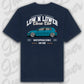 T-Shirt Personalisiert blau, VW, BMW, Mercedes, Audi