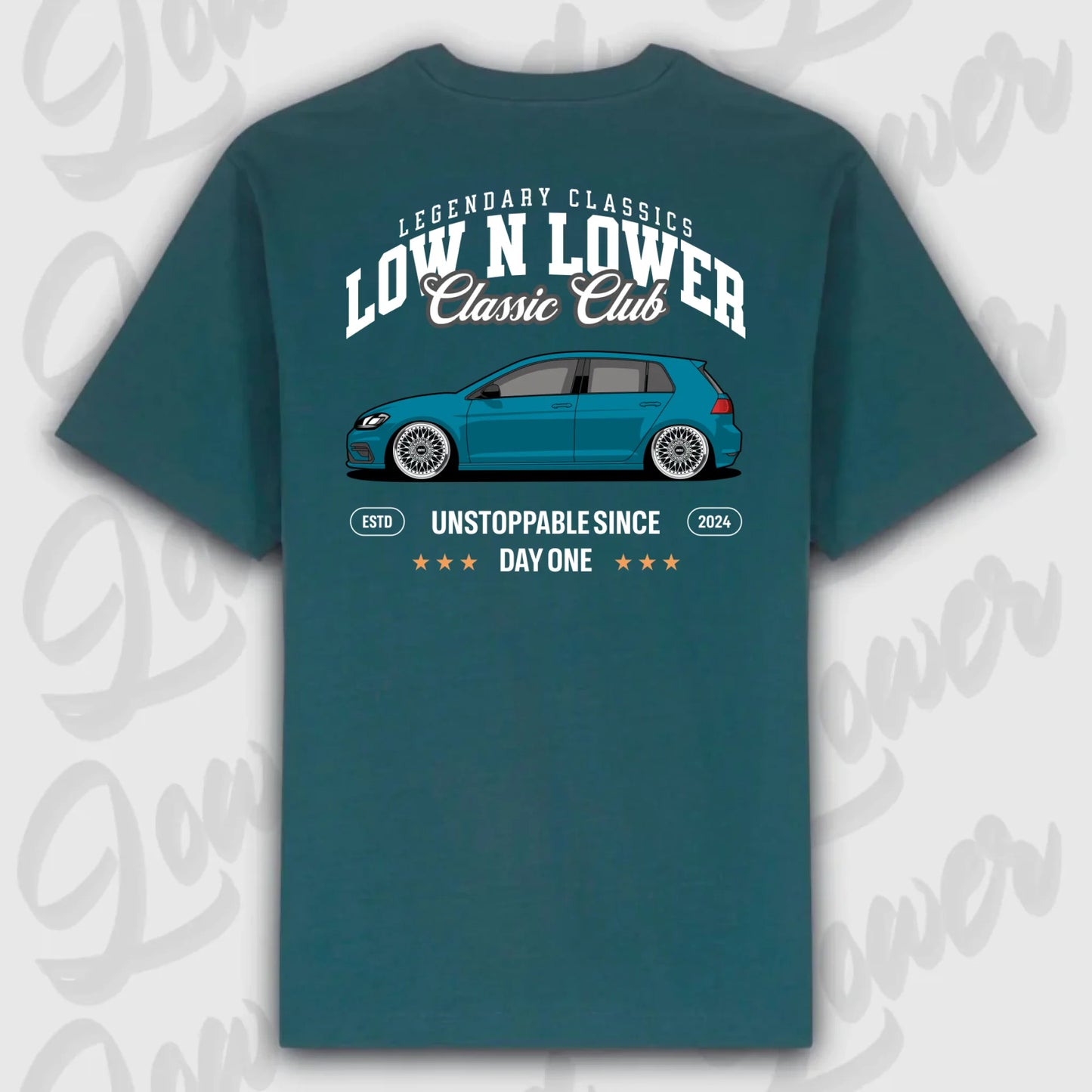 T-Shirt Personalisiert grün, VW, BMW, Mercedes, Audi