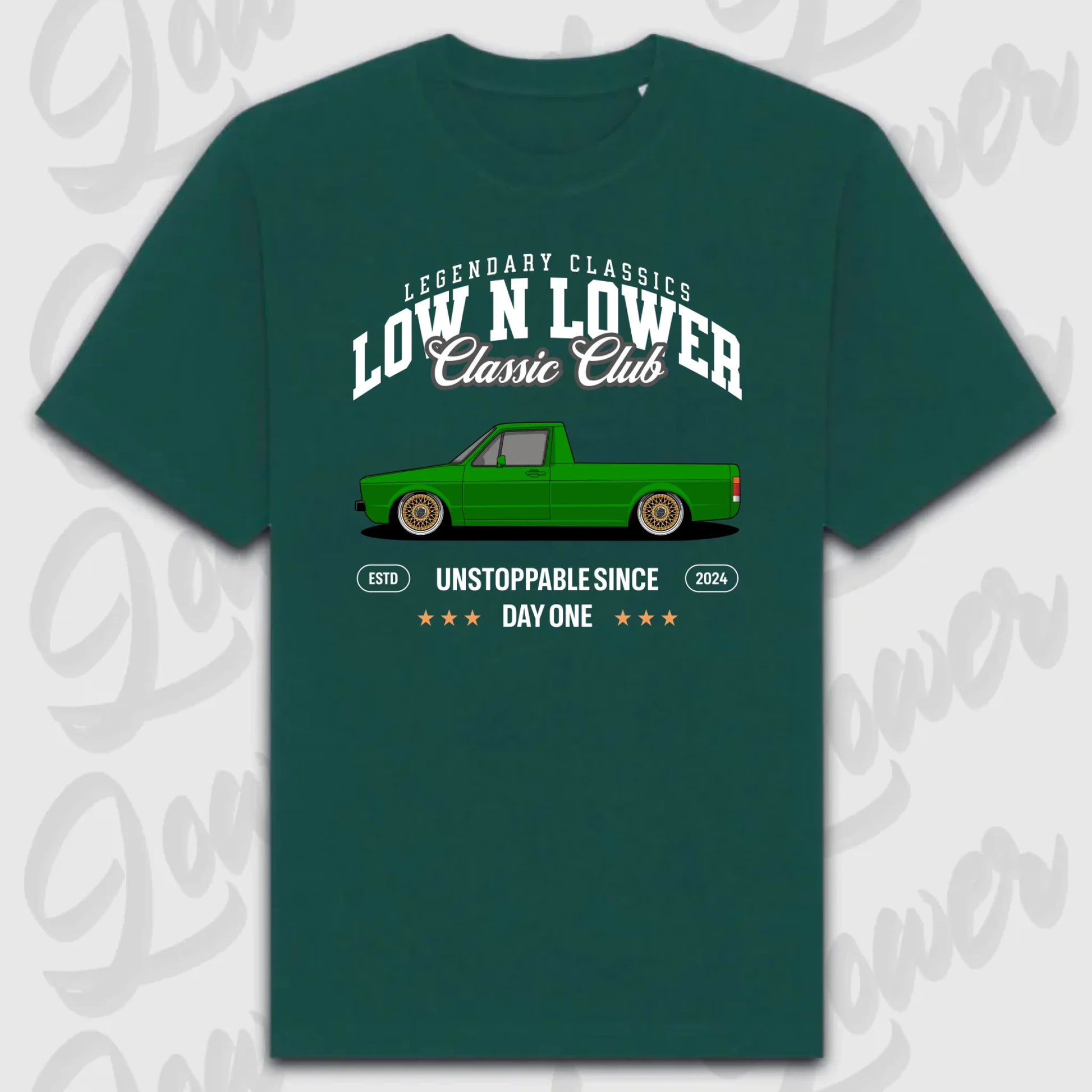 T-Shirt Personalisiert grün, VW, BMW, Mercedes, Audi