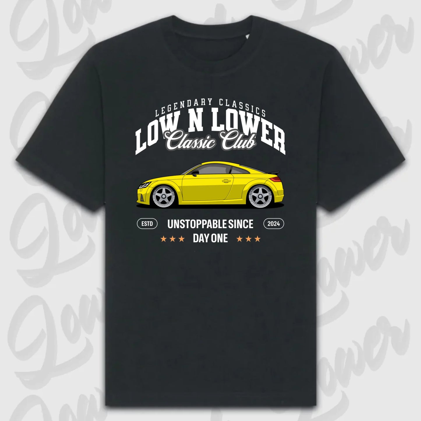 T-Shirt Personalisiert Schwarz, VW, BMW, Mercedes, Audi