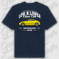 T-Shirt Personalisiert blau, VW, BMW, Mercedes, Audi