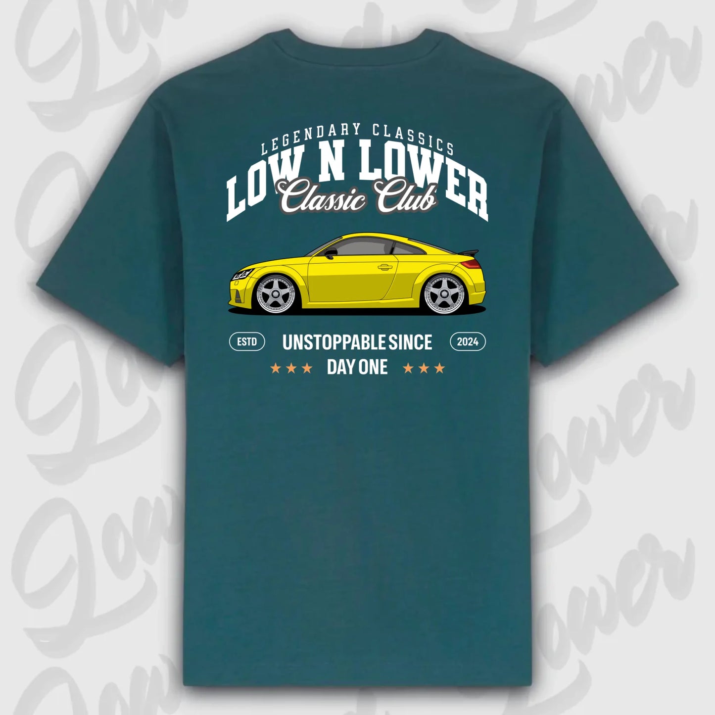 T-Shirt Personalisiert grün, VW, BMW, Mercedes, Audi