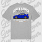 T-Shirt Tuning Cars, Personalisiert grau Rückseite, VW, B
