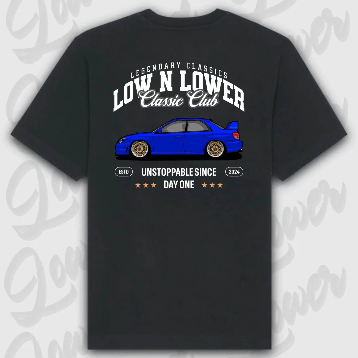 T-Shirt Personalisiert Schwarz, VW, BMW, Mercedes, Audi