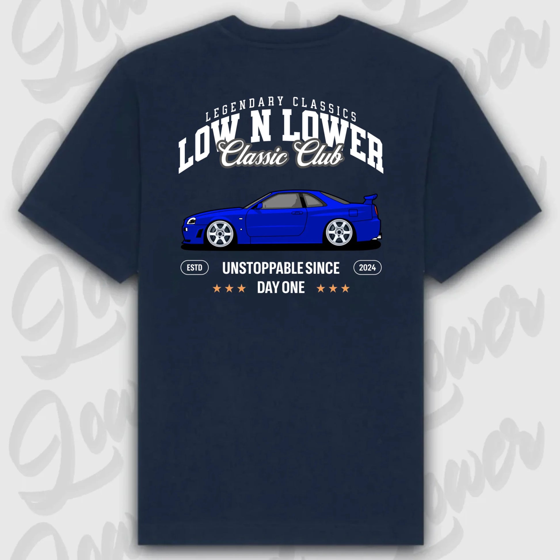 T-Shirt Personalisiert blau, VW, BMW, Mercedes, Audi