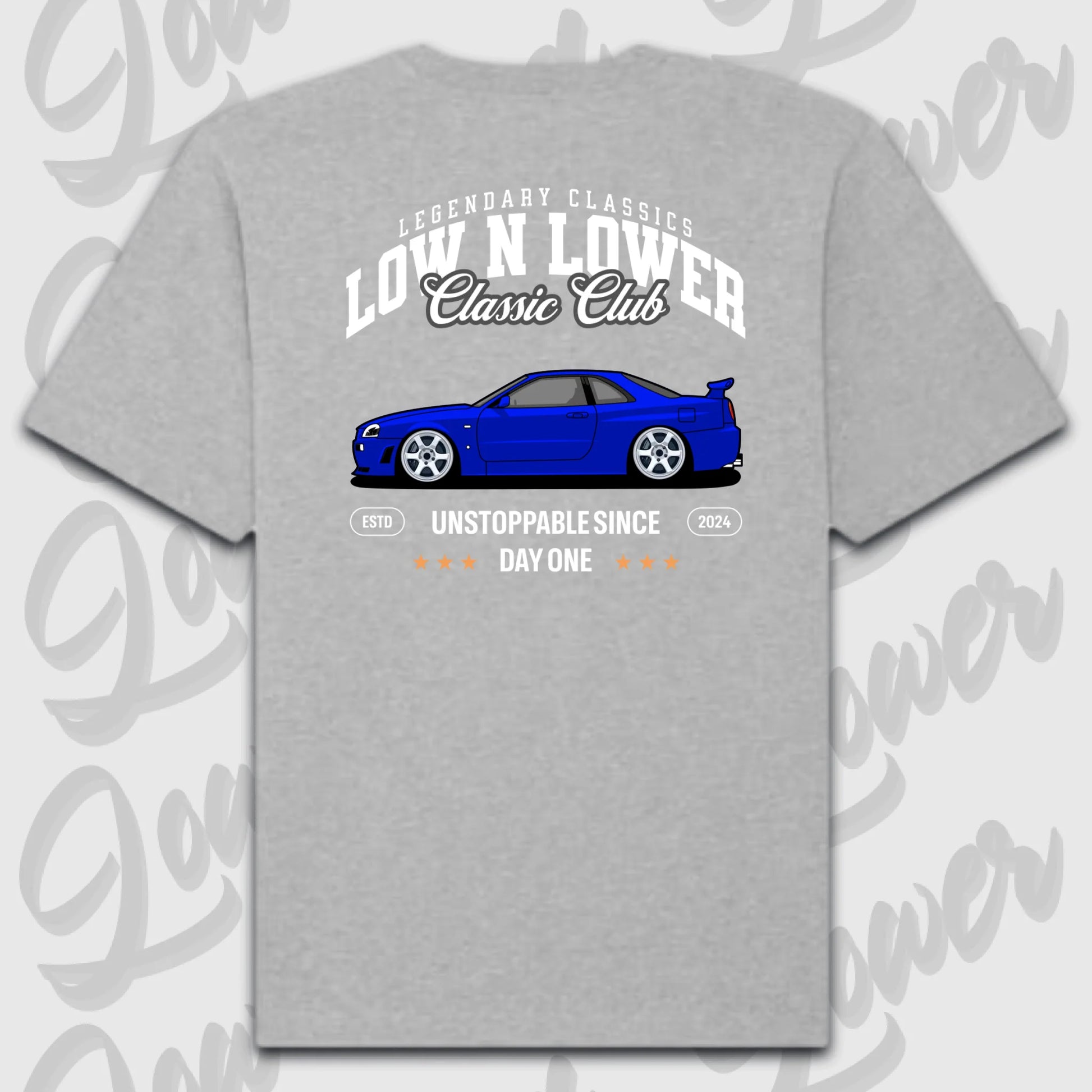 T-Shirt Personalisiert grau, VW, BMW, Mercedes, Audi