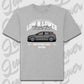 T-Shirt Personalisiert grau, VW, BMW, Mercedes, Audi