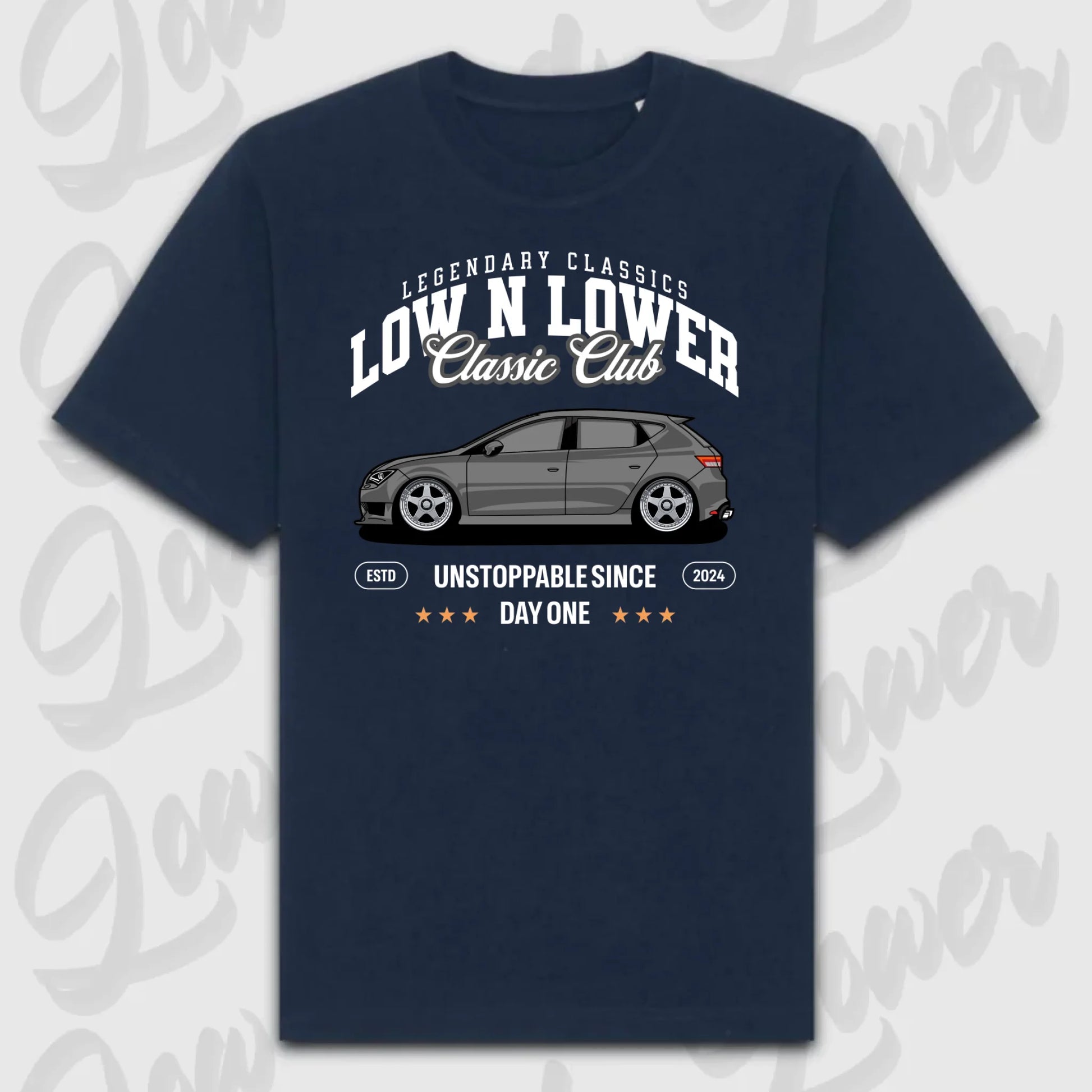 T-Shirt Personalisiert blau, VW, BMW, Mercedes, Audi