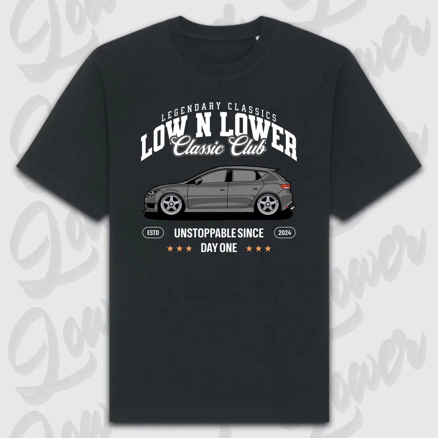 T-Shirt Personalisiert Schwarz, VW, BMW, Mercedes, Audi
