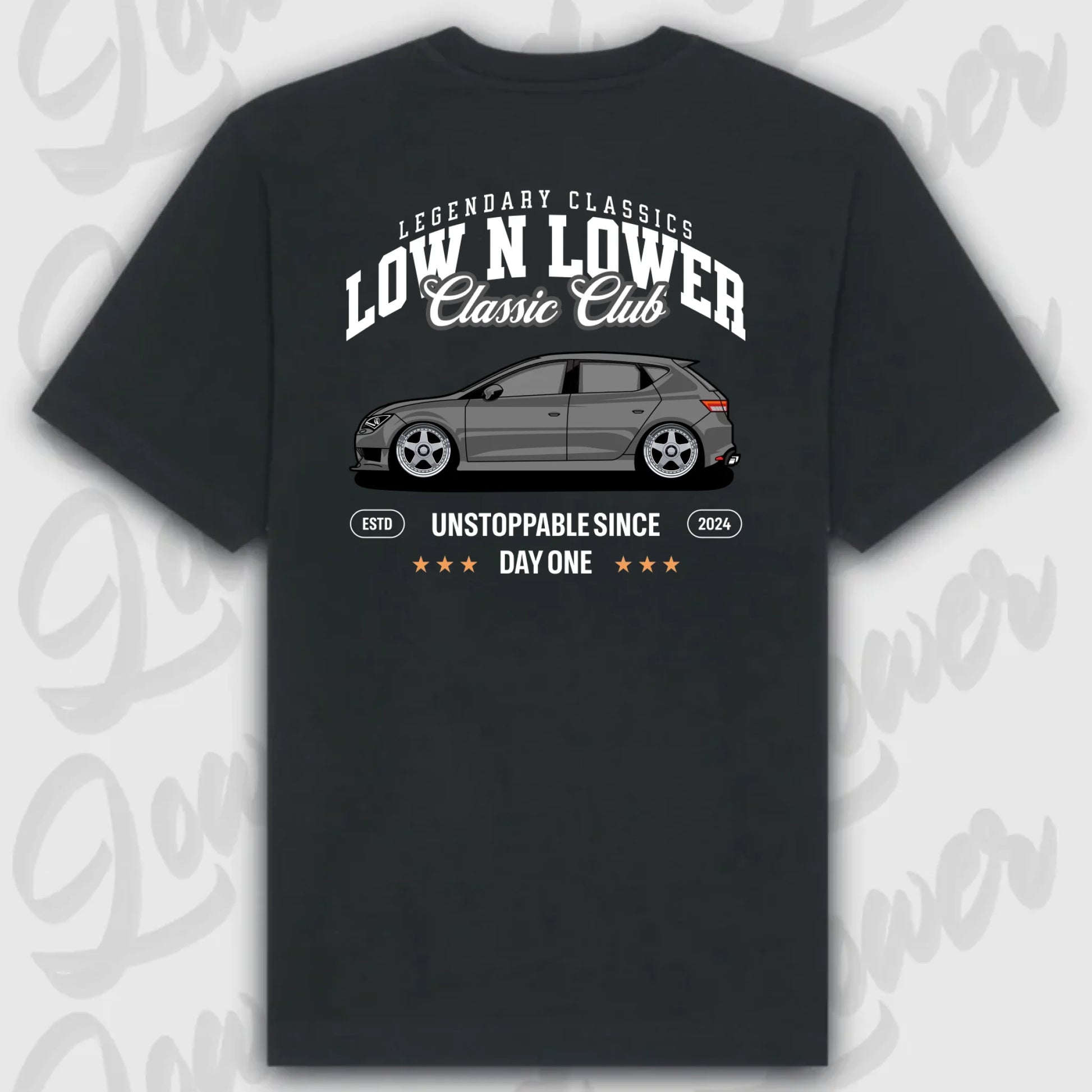 T-Shirt Personalisiert Schwarz, VW, BMW, Mercedes, Audi