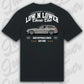 T-Shirt Tuning Cars, Personalisiert Schwarz Rückseite, VW, BMW, Audi, Mercedes, Autos