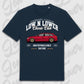 T-Shirt Tuning Cars, Personalisiert Blau, VW, BMW, Audi, Mercedes, Autos