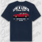 T-Shirt Tuning Cars, Personalisiert Blau Rückseite, VW, B