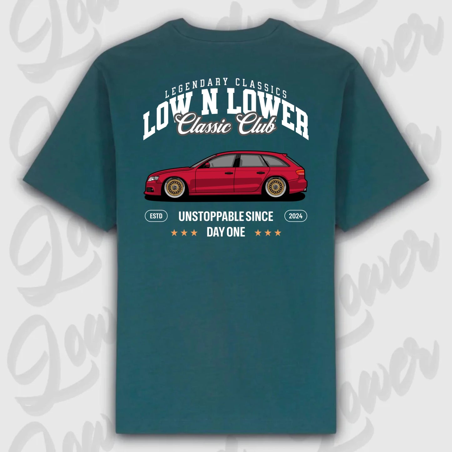 T-Shirt Personalisiert grün, VW, BMW, Mercedes, Audi