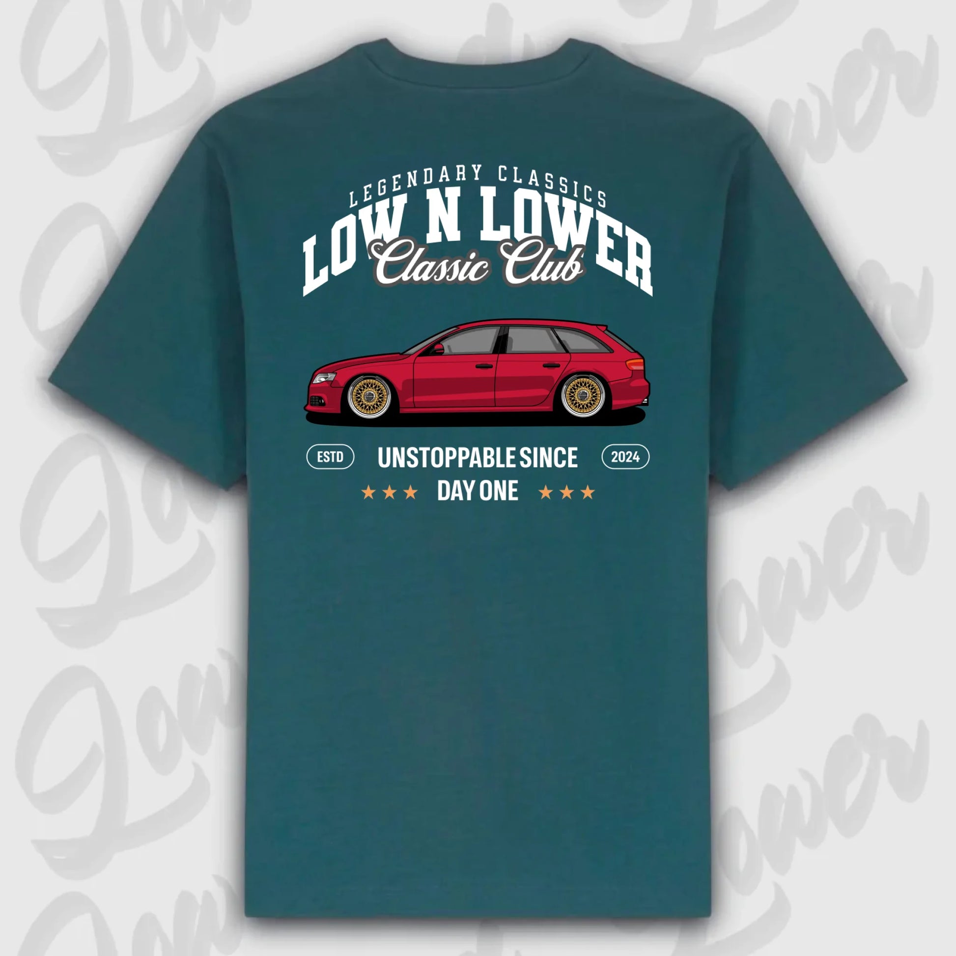 T-Shirt Personalisiert grün, VW, BMW, Mercedes, Audi