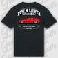 T-Shirt Tuning Cars, Personalisiert Schwarz Rückseite, VW, BMW, Audi, Mercedes, Autos