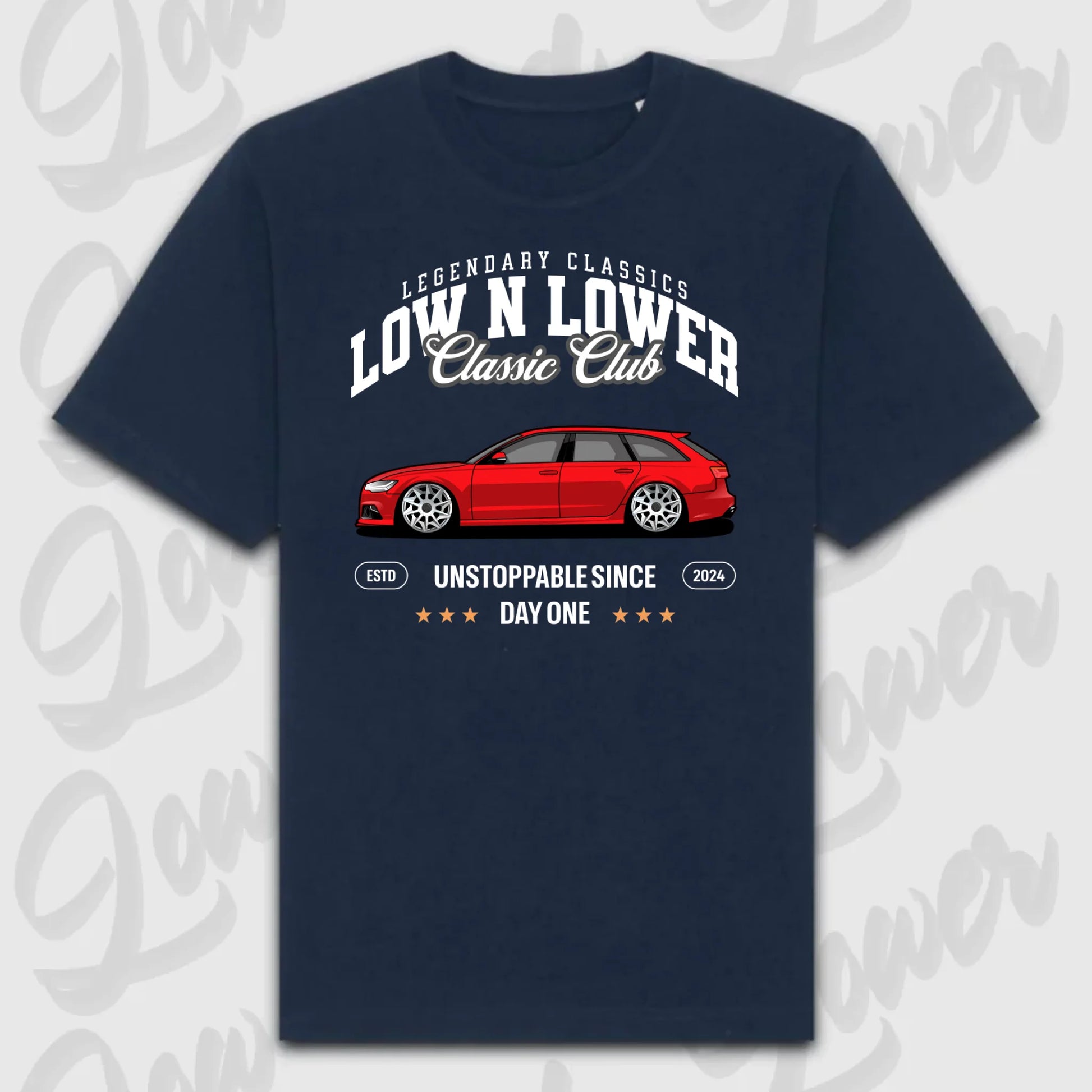 T-Shirt Personalisiert blau, VW, BMW, Mercedes, Audi