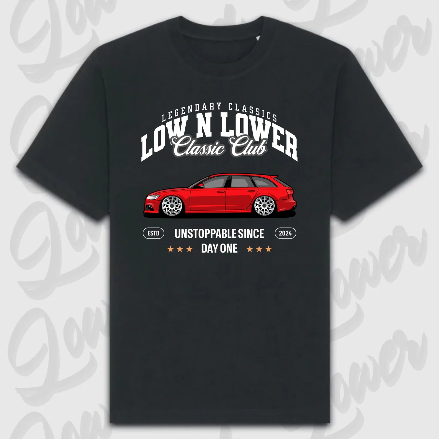 T-Shirt Personalisiert Schwarz, VW, BMW, Mercedes, Audi
