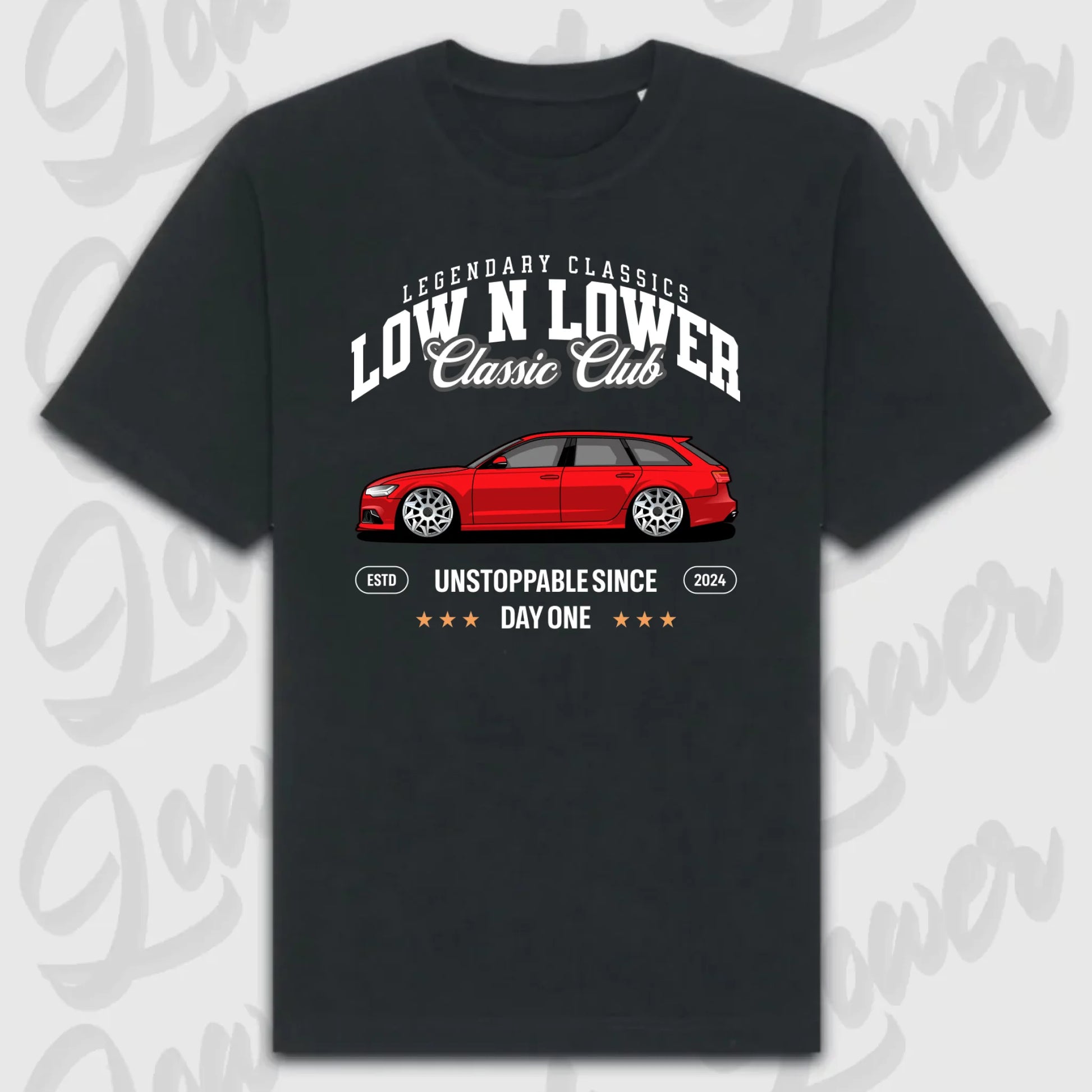 T-Shirt Personalisiert Schwarz, VW, BMW, Mercedes, Audi