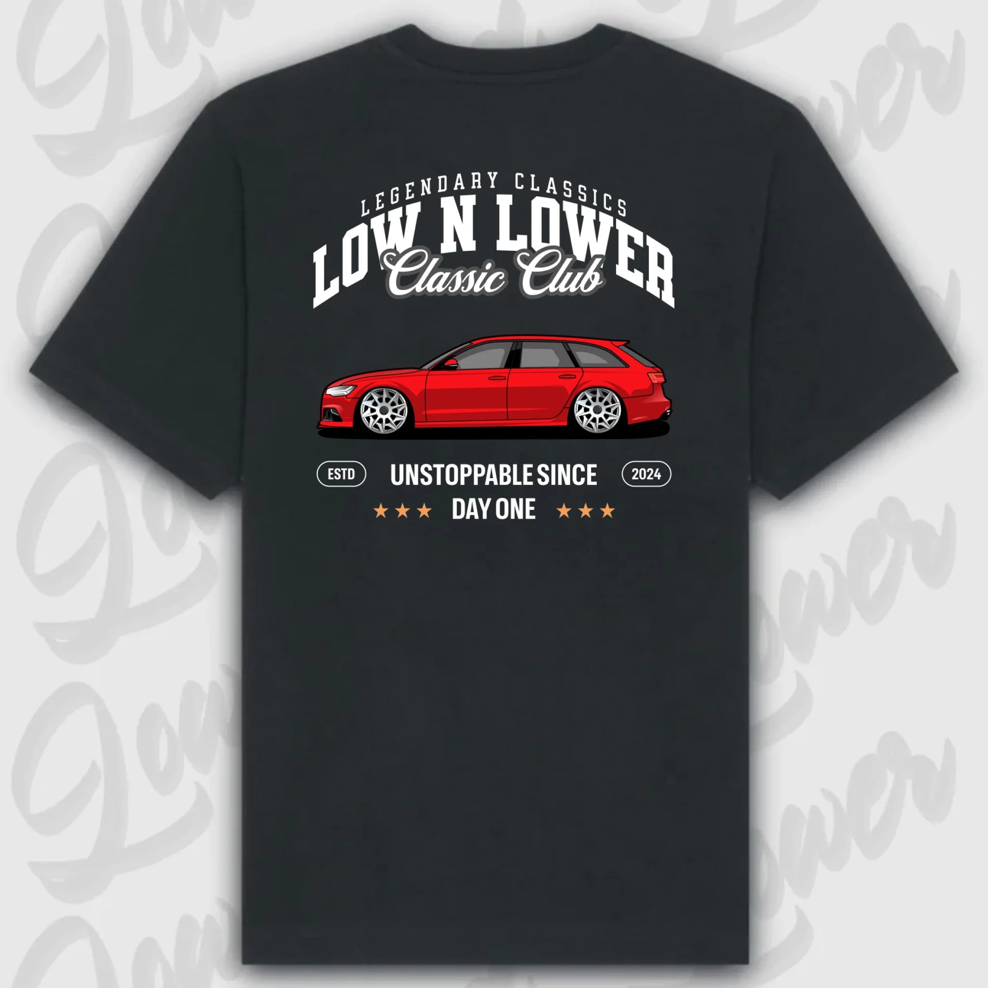 T-Shirt Personalisiert Schwarz, VW, BMW, Mercedes, Audi